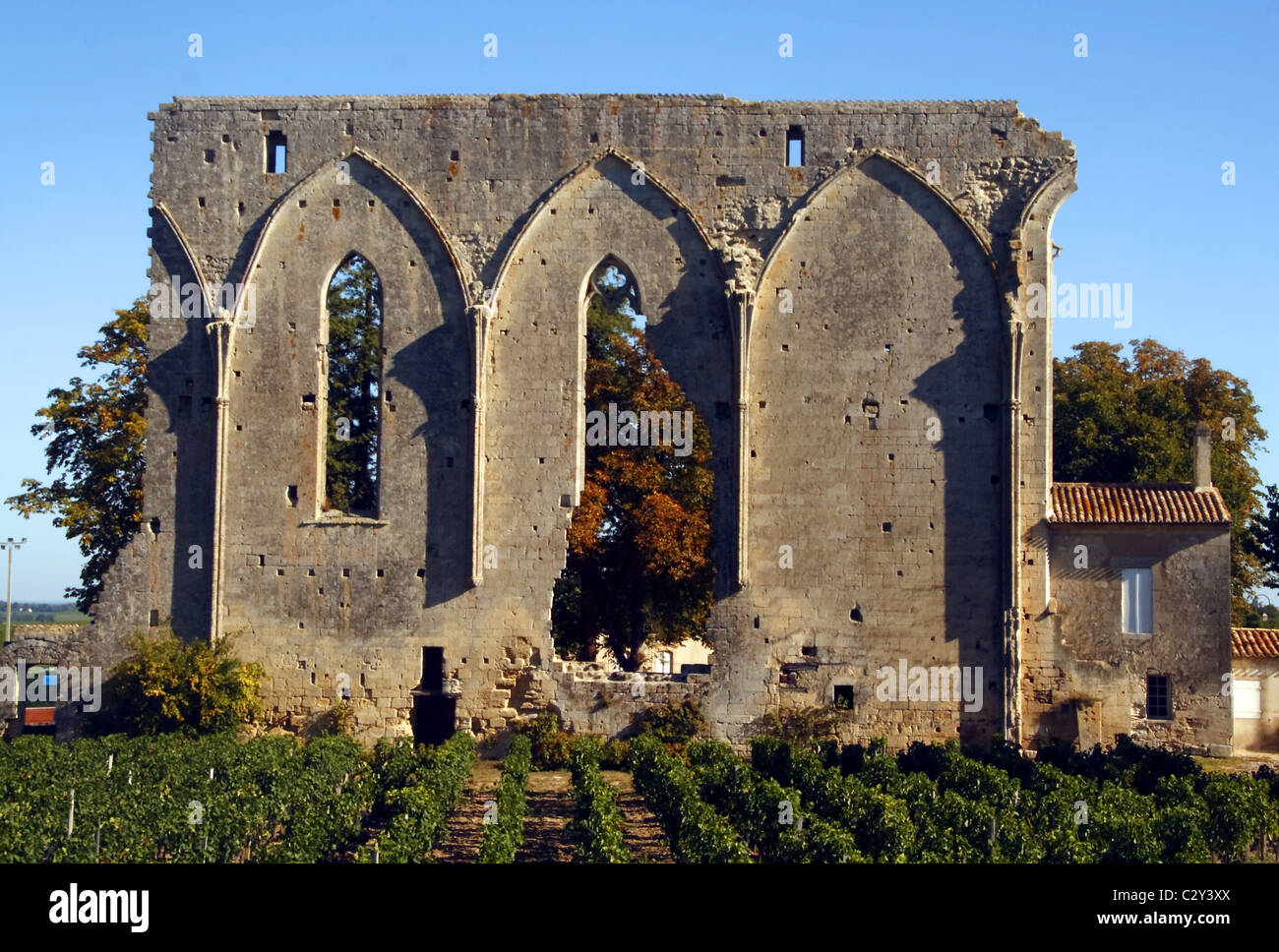 Ruin, St. Emilion, Gironde, France Stock Photo Alamy
