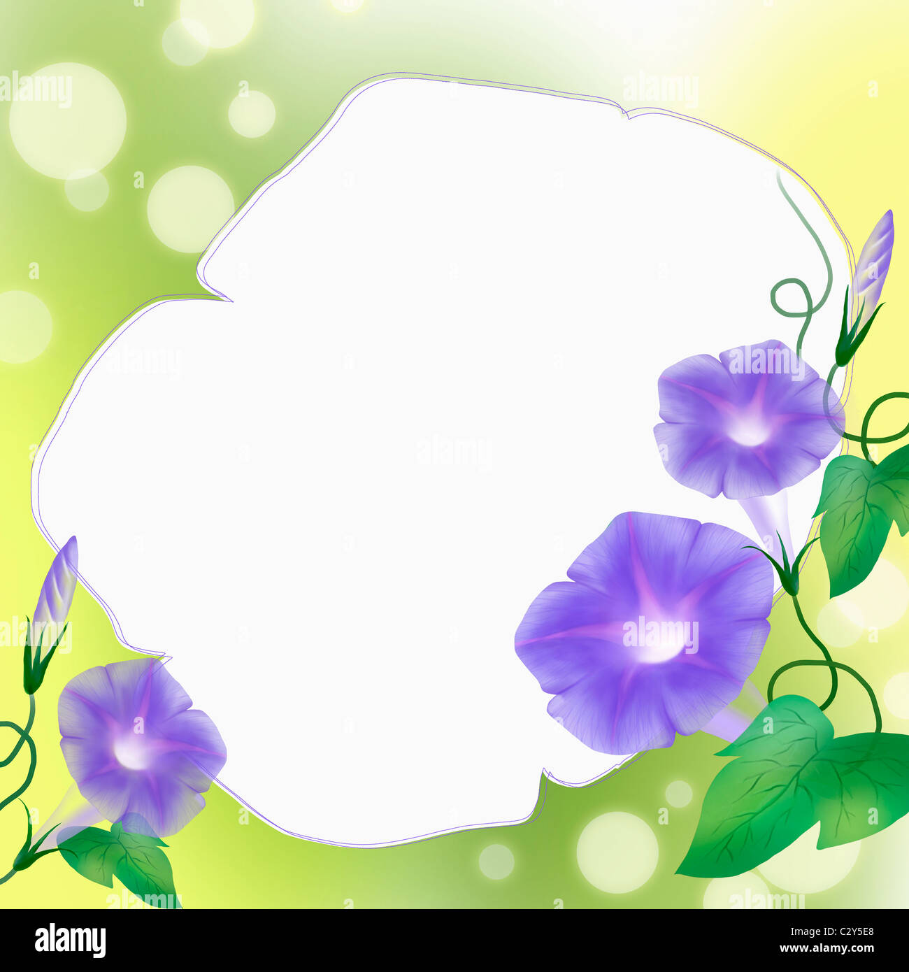 spring flower letter papers Stock Photo - Alamy