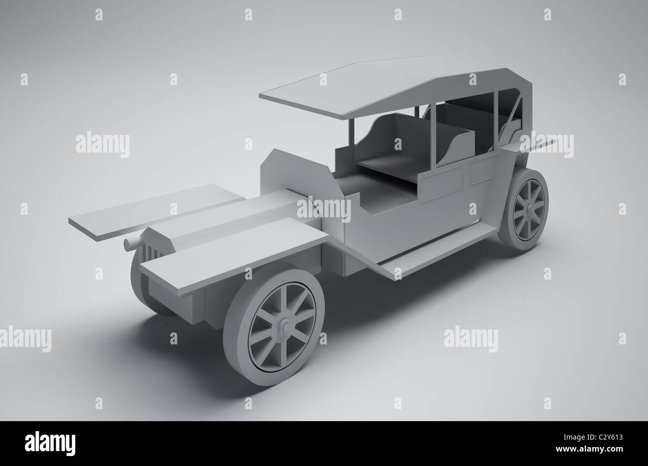 papercraft model car Stock Photo - Alamy