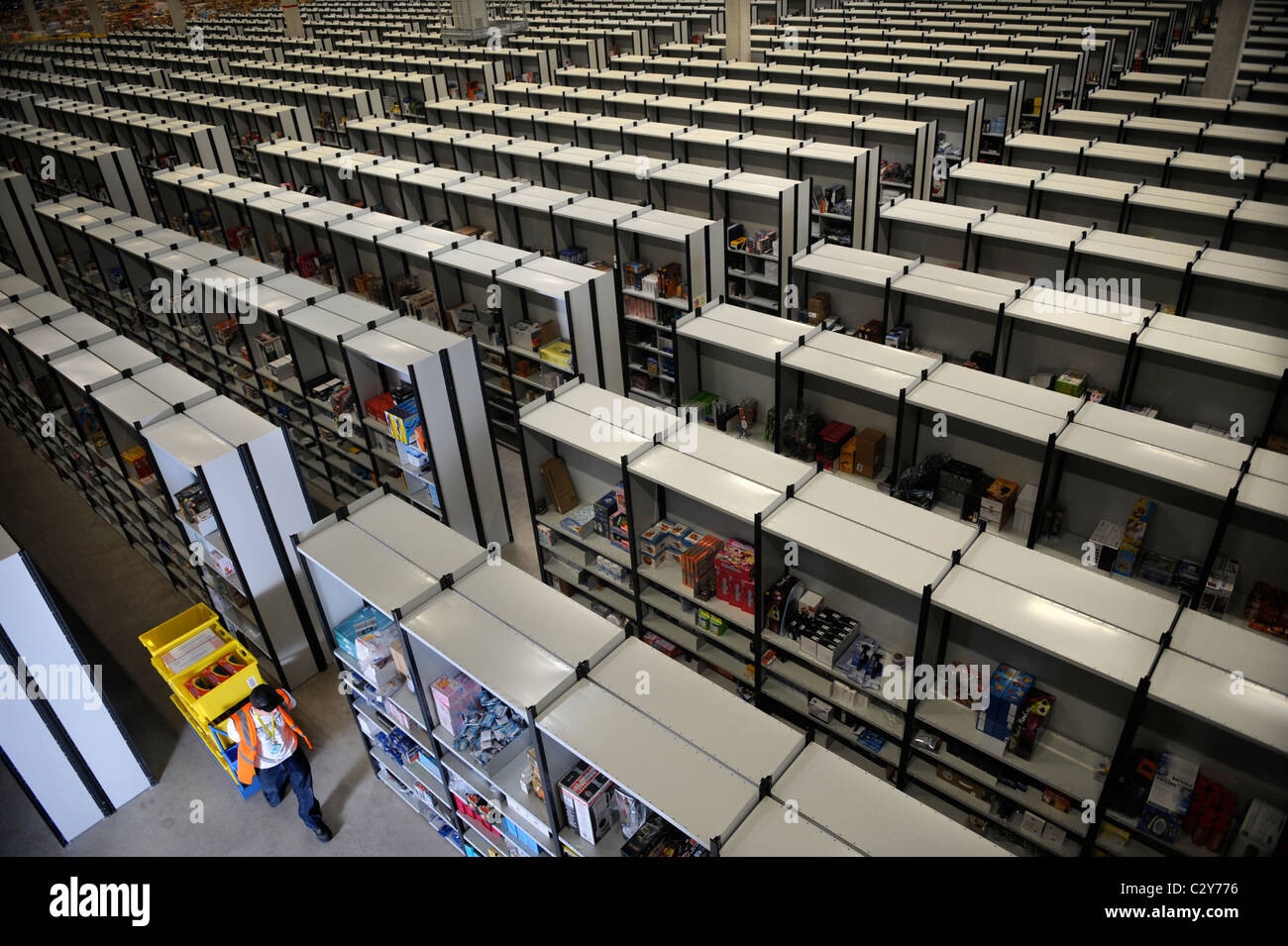 The online retailer Amazon's distribution centre in Swansea, South