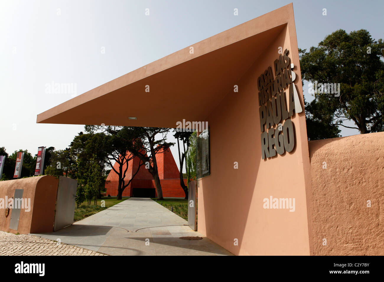 The Casa das Historias Paula Rego (Paula Rego House of Stories) in Cascais, Portugal. Stock Photo