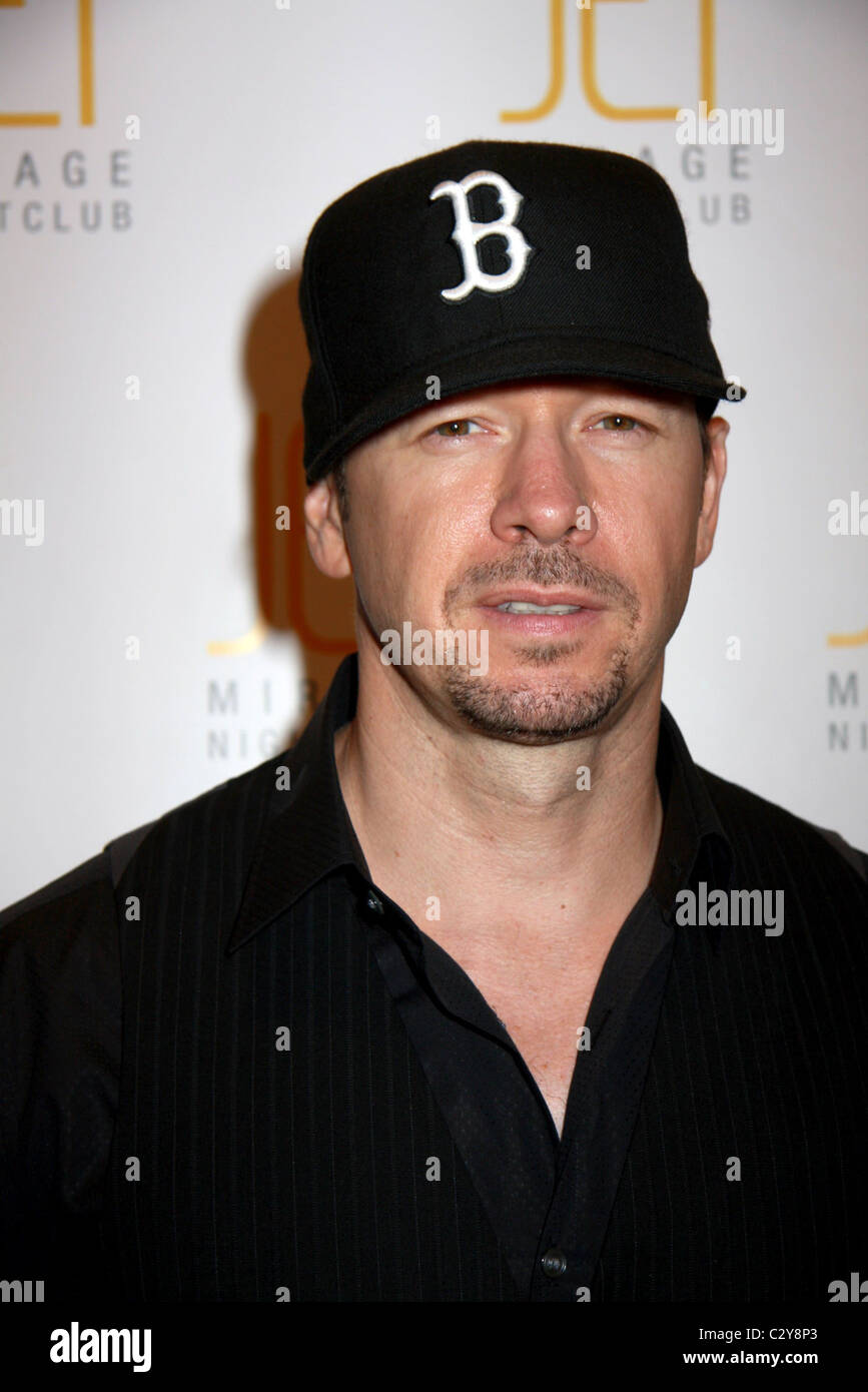 Donnie Wahlberg celebrates his 39th birthday at JET Nightclub at the ...