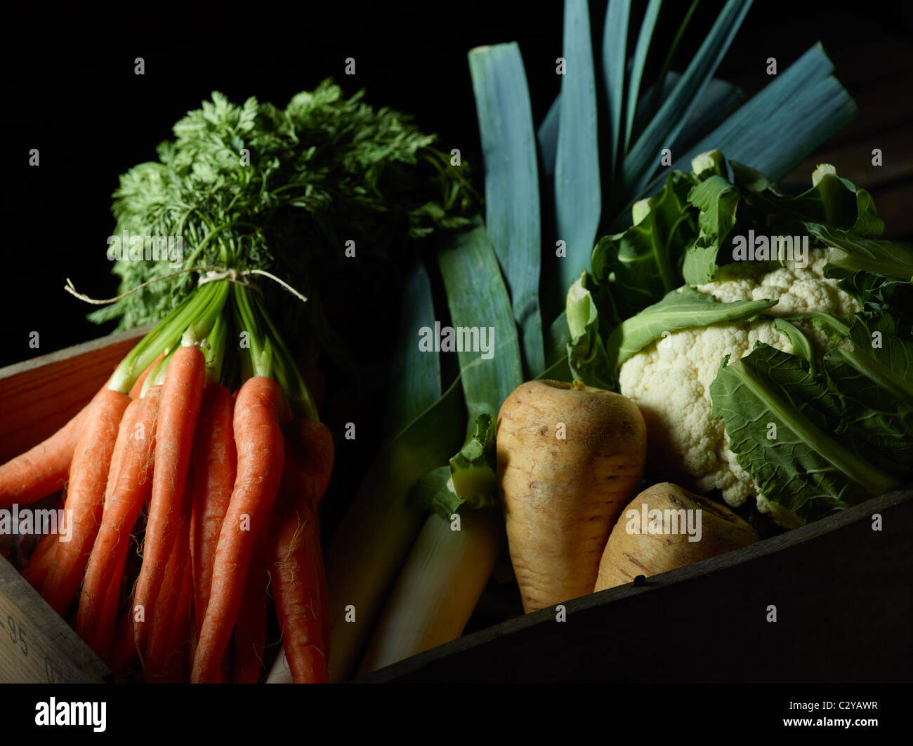 Fresh produce on the floor in the barn Stock Photo Alamy