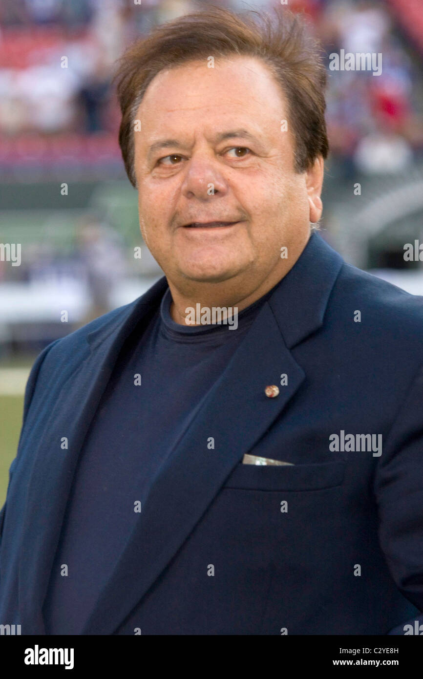 Paul Sorvino at an NFL exhibition game between the New York Jets and