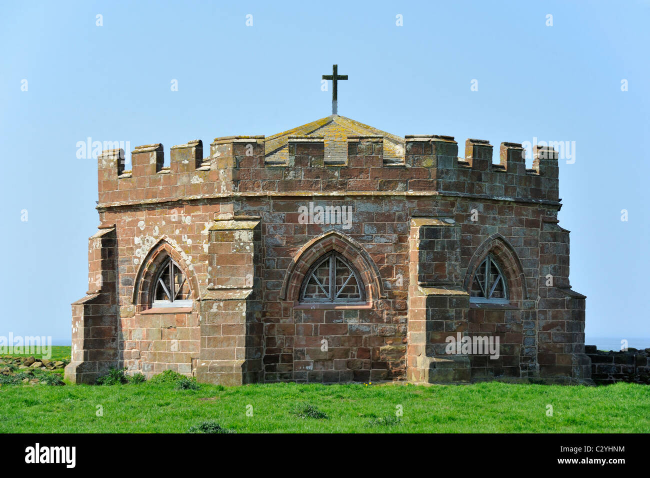 Cockersands Abbey Chapterhouse. Cockerham Sands, Lancashire, England, United Kingdom, Europe