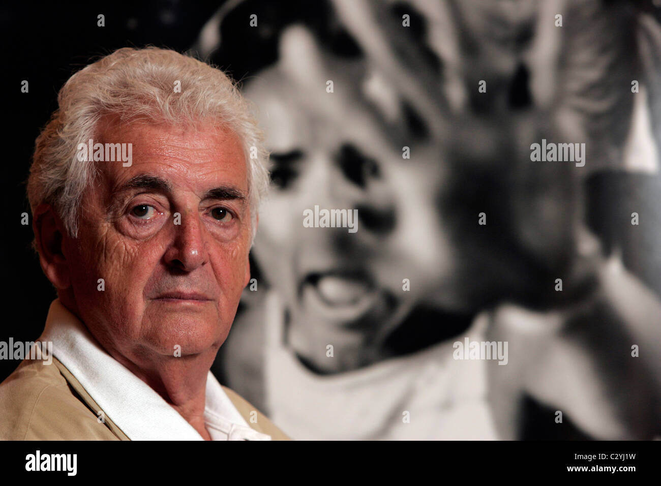 New Yorkbased, Scottish photographer Harry Benson at an exhibition of