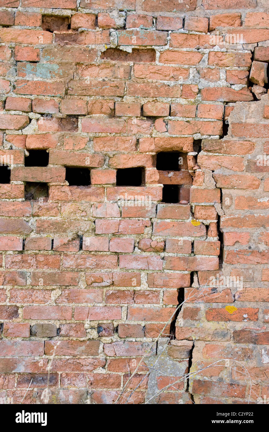 Crumbling brickwork Stock Photo Alamy