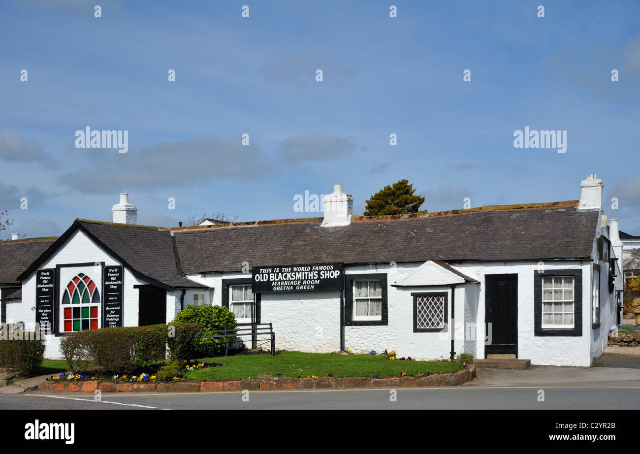 The World Famous Old Blacksmith's Shop, Gretna Green, Dumfries and