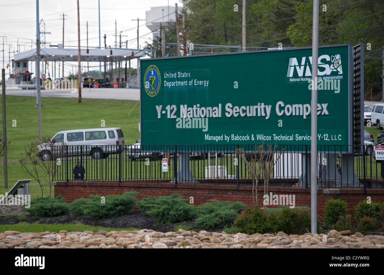 Oak Ridge, Tennessee - The Y-12 National Security Complex, which produces materials for nuclear weapons. Stock Photo