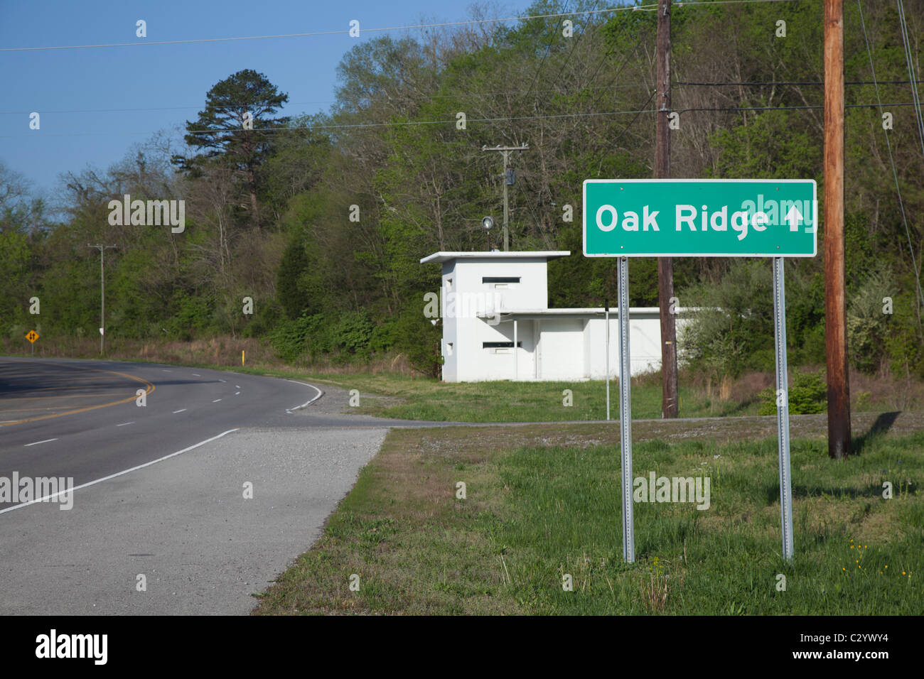 Guard House Which Restricted Access to Oak Ridge, Tennessee During