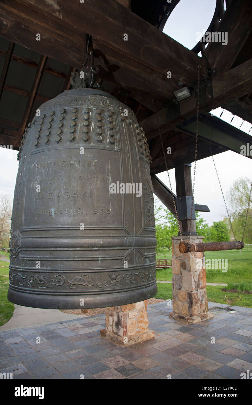 Japanese-American Friendship Bell in Oak Ridge, Tennessee Stock Photo