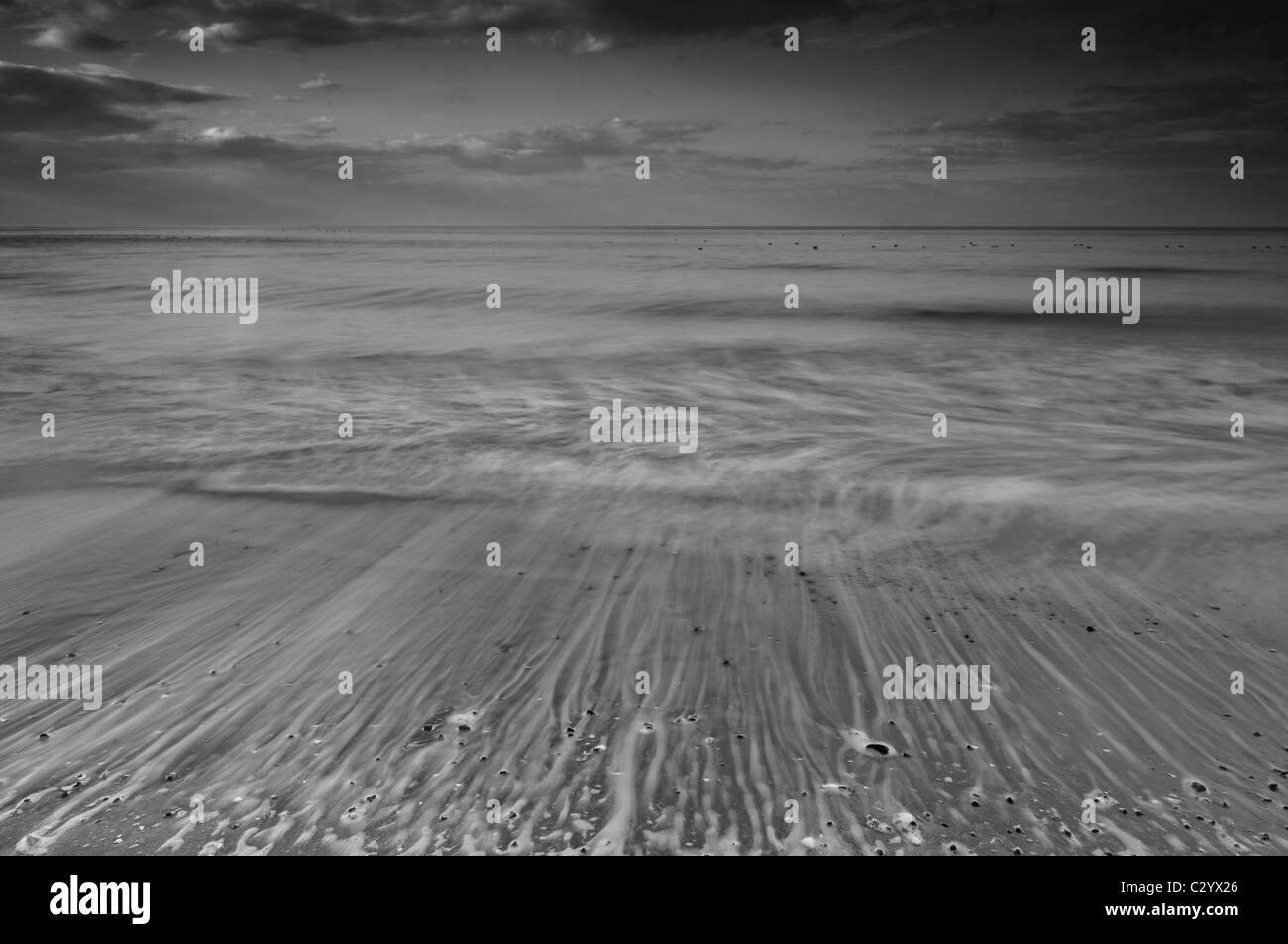 Outgoing tide at Margate beach Stock Photo Alamy