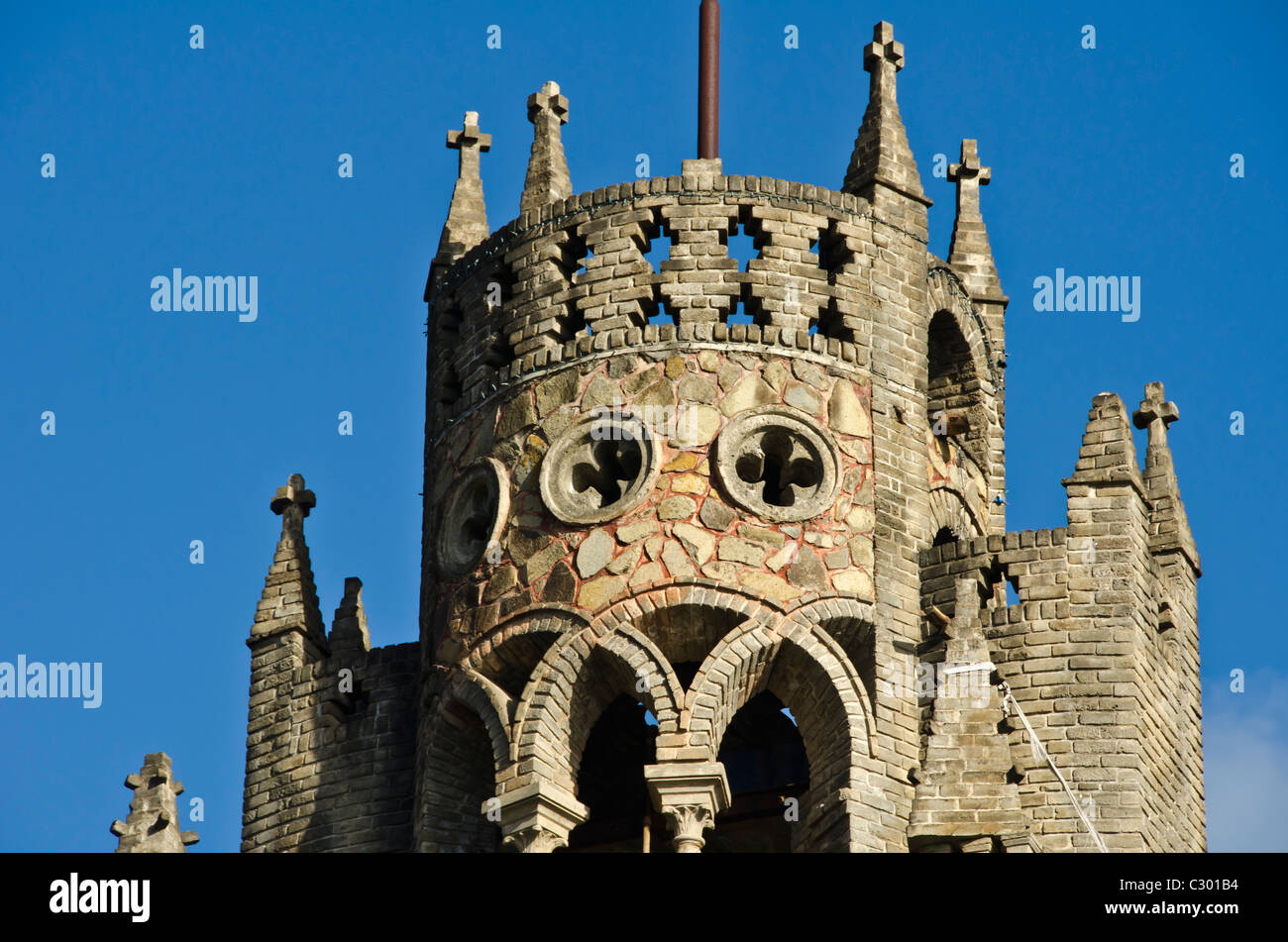 St Vincent Kingstown Cathedral of Assumption Church landmark attraction Stock Photo