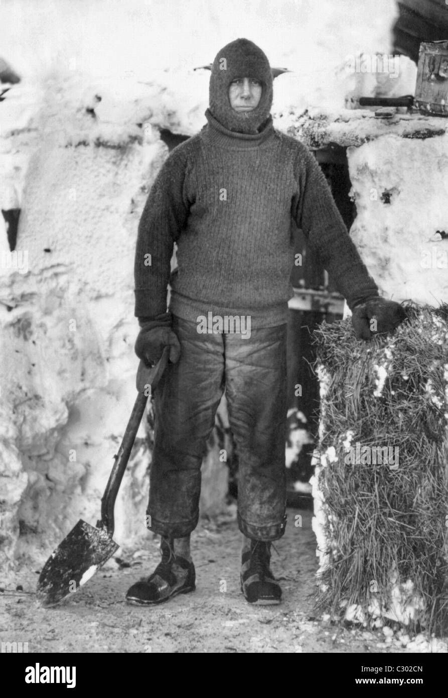 Lawrence Oates (1880 - 1912) - a member of Robert Scott's Terra Nova Expedition that perished after reaching the South Pole. Stock Photo