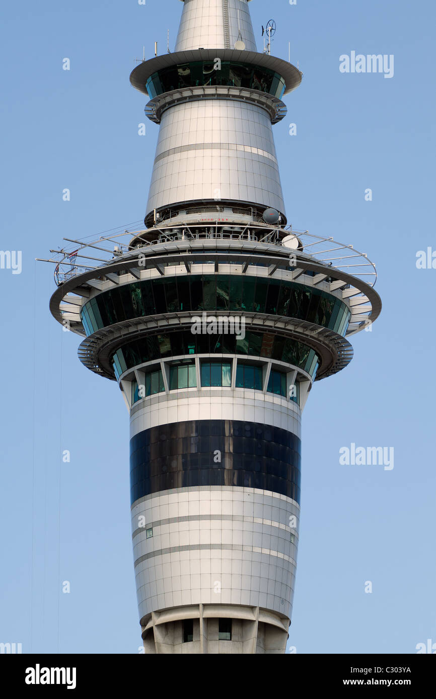 Aucklnad's Sky Tower, tallest structure in the southern hemisphere Stock Photo