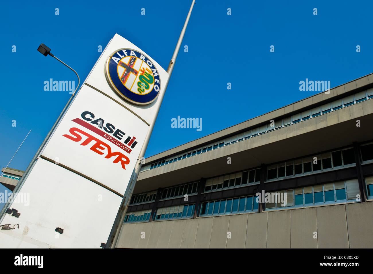 Alfa Romeo factory, Arese (Milan) Stock Photo