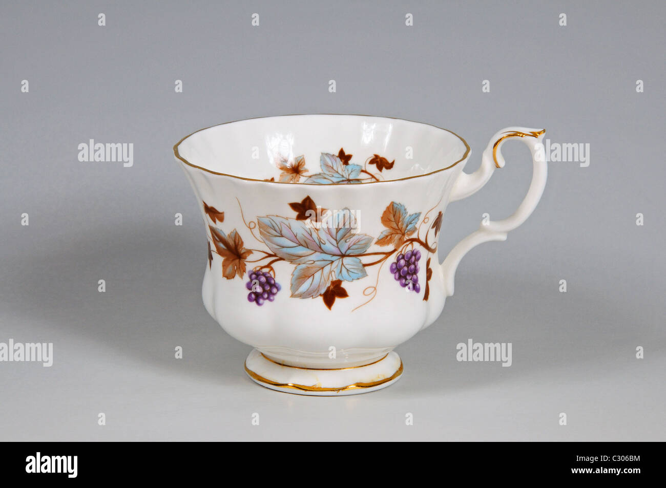 Royal Albert 'Lorraine' teacup. Stock Photo