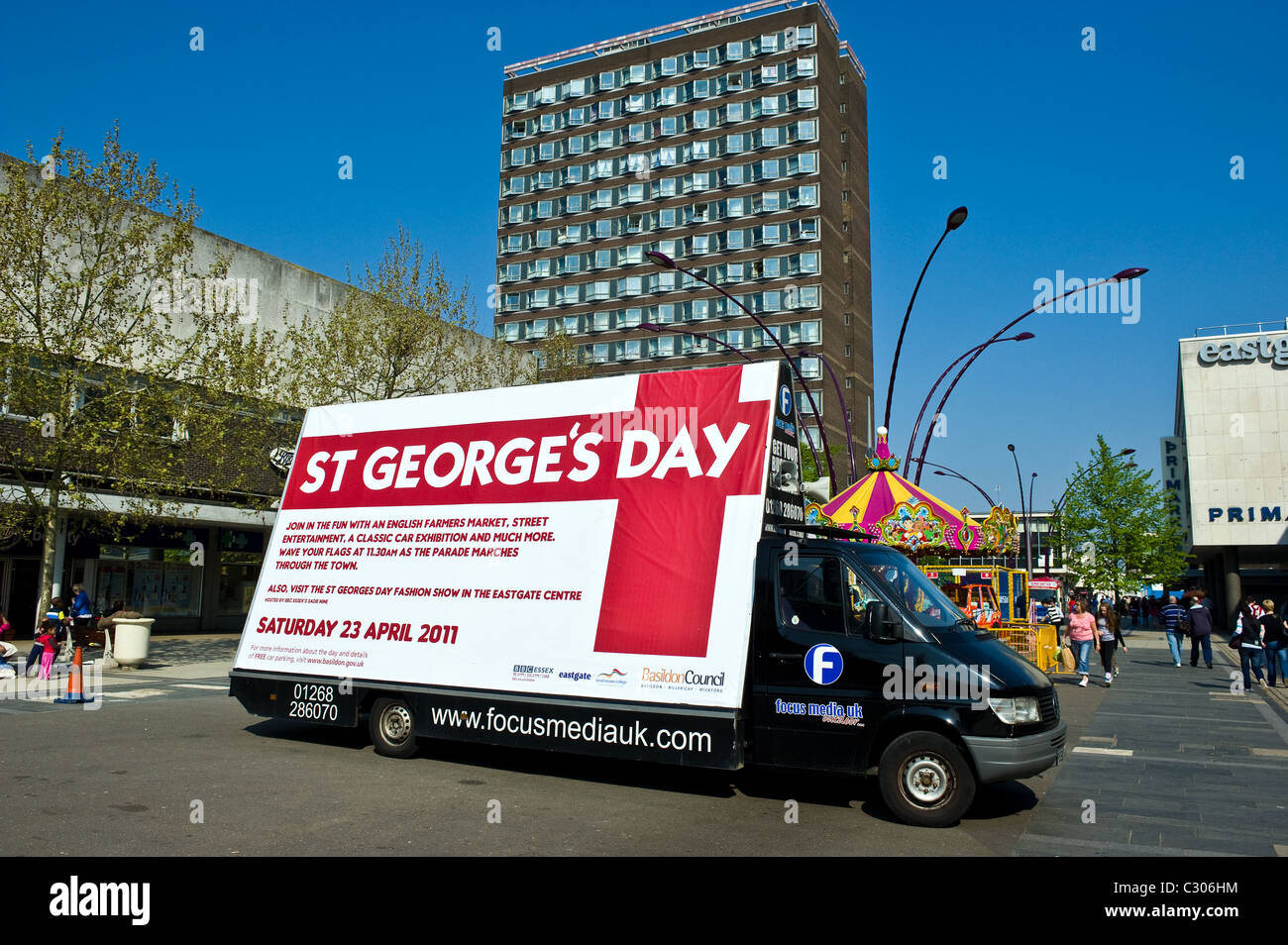 Advertising Vehicle High Resolution Stock Photography And Images Alamy