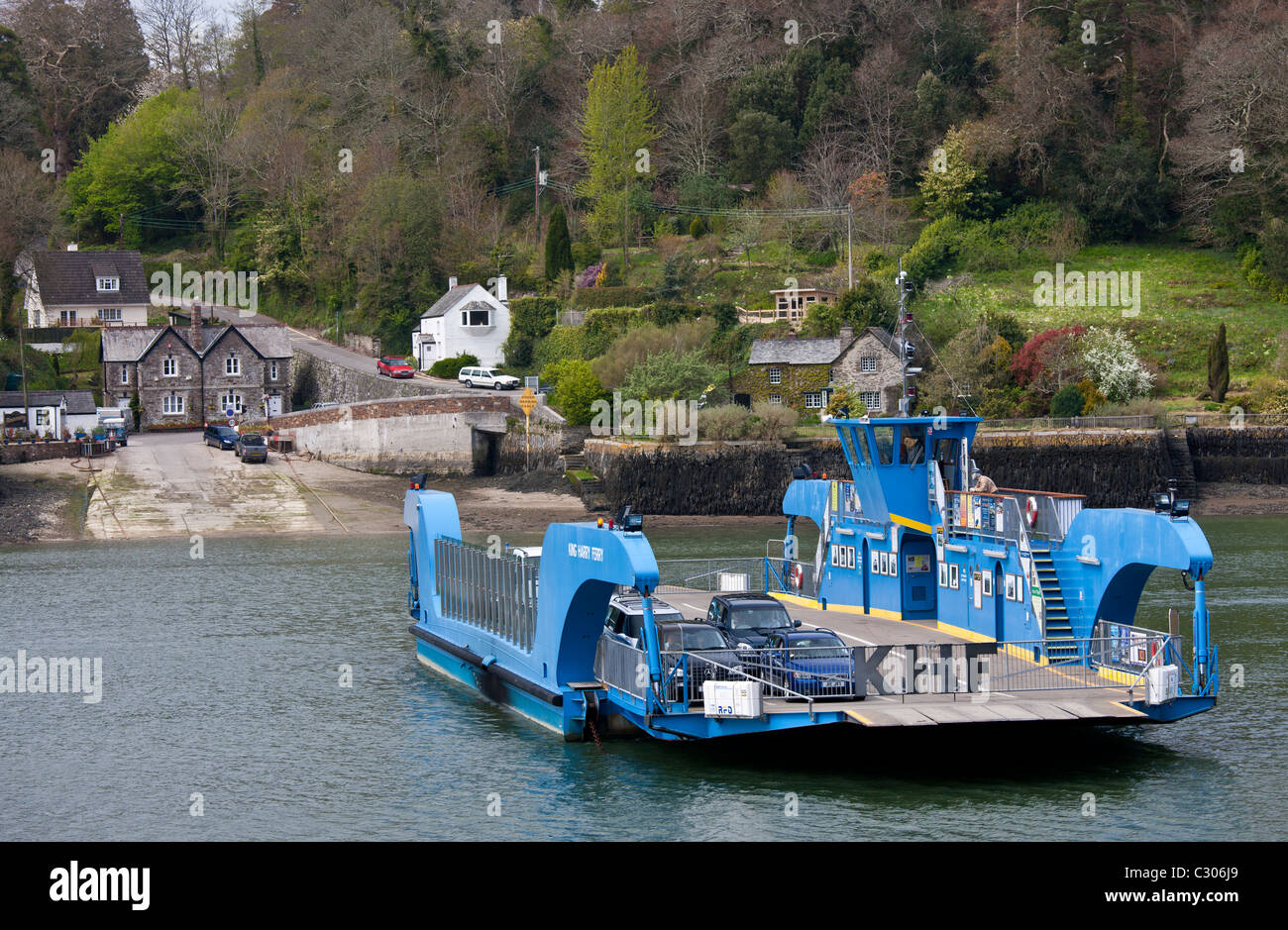 Roseland peninsula king harry ferry hires stock photography and images