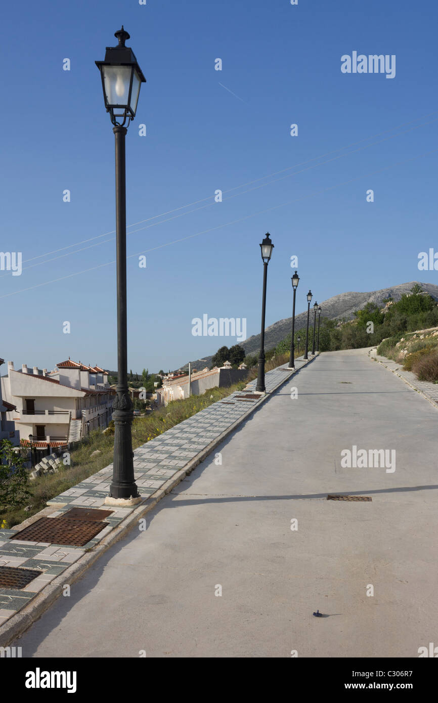 Unfinished and abandoned construction project in the town of Gogollos Vega, near Granada. Stock Photo