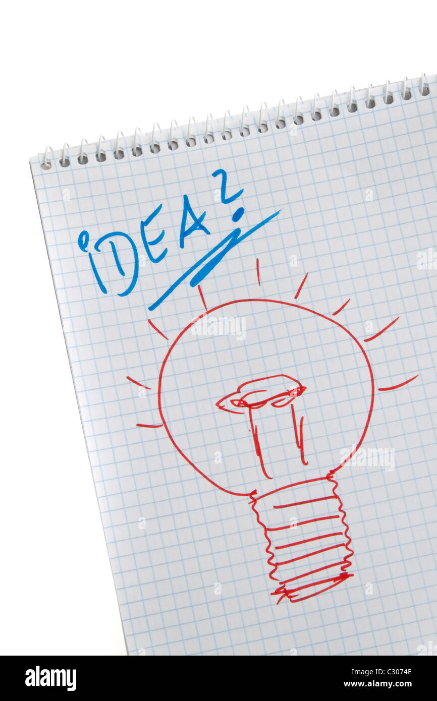 Ideas and creativity for innovation Stock Photo