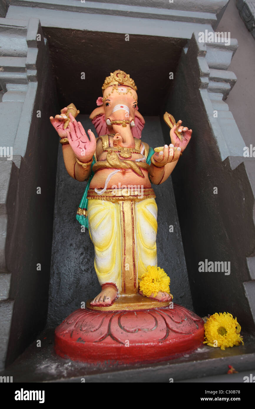Statue Of Ganesh The Elephant Deity At Sri Sundararaja Perumal Temple In Klang Stock Photo Alamy