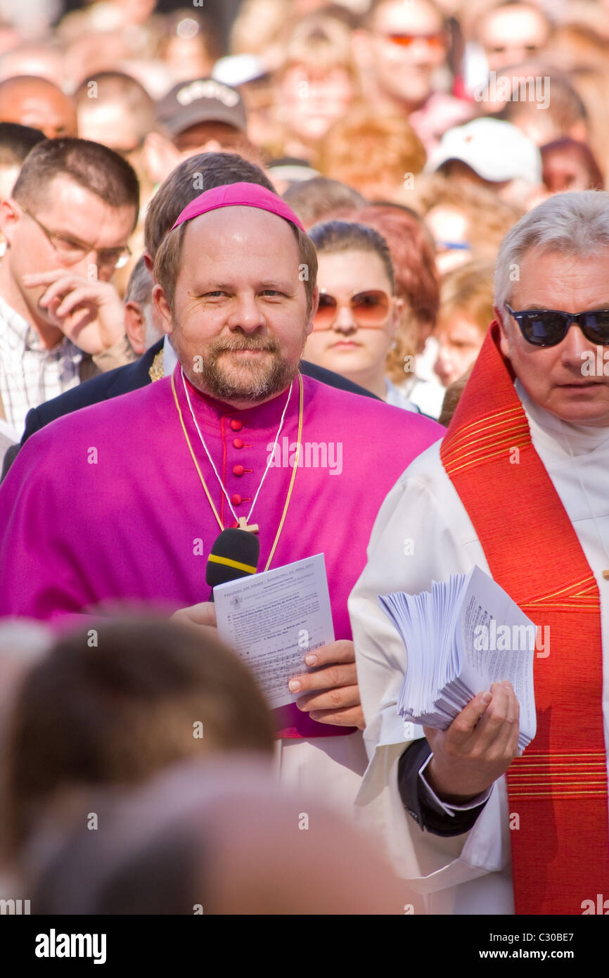 Auxiliary Prelate Wolfgang Bischof at the Good Friday procession