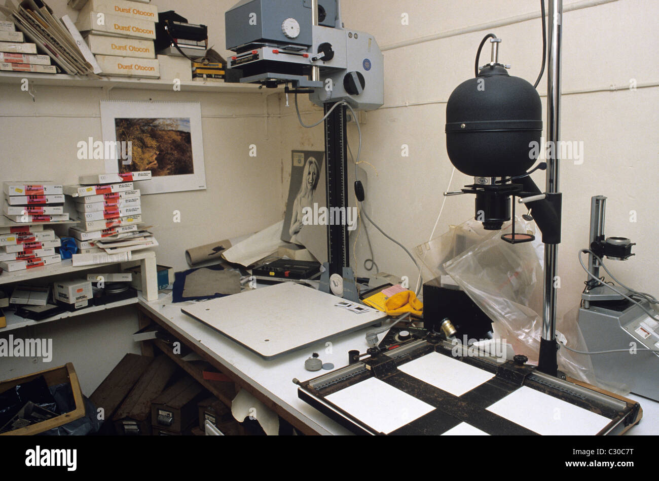 Professional Photographic Darkroom Stock Photo Alamy