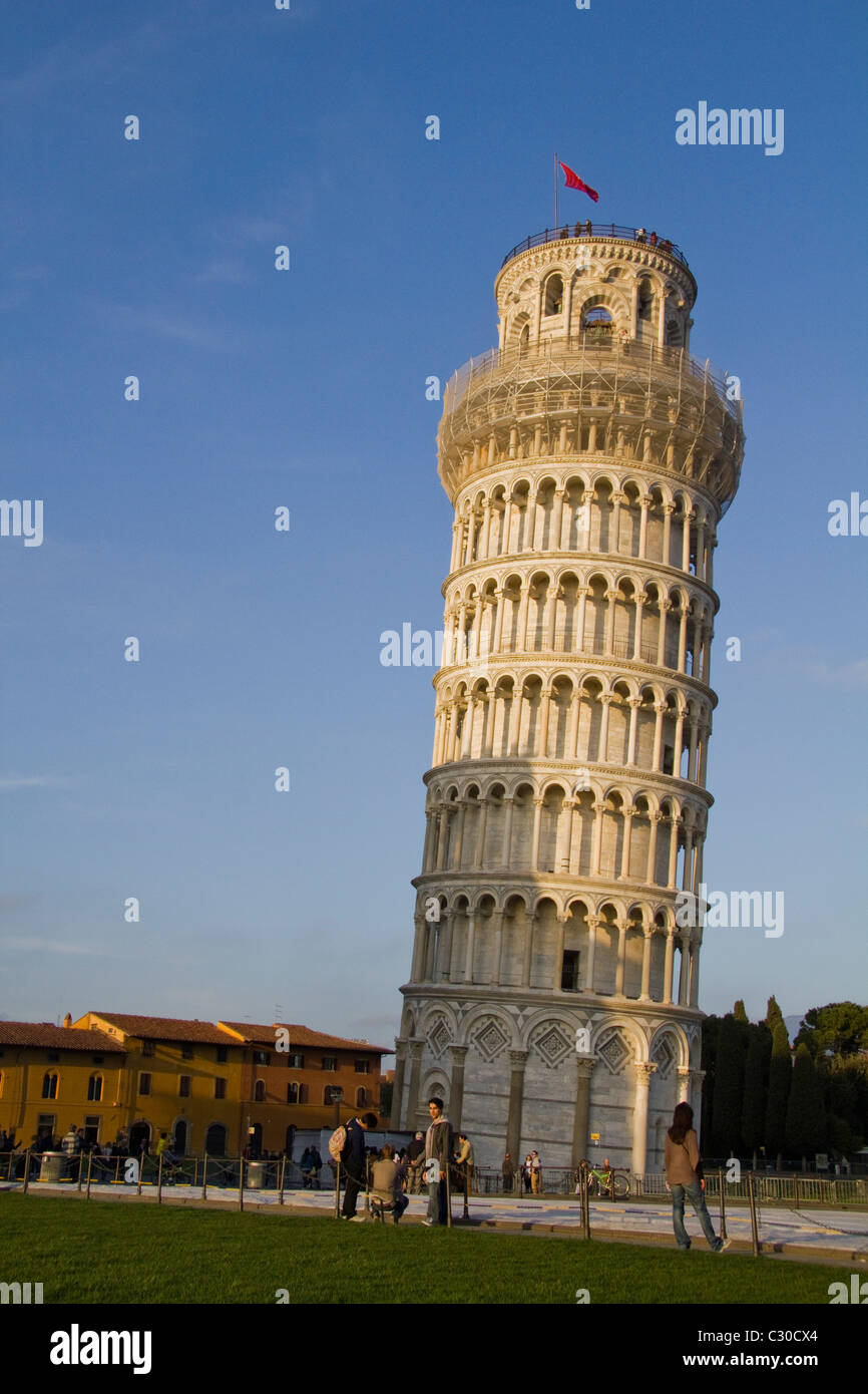 The Leaning Tower of Pisa Tuscany Italy Stock Photo