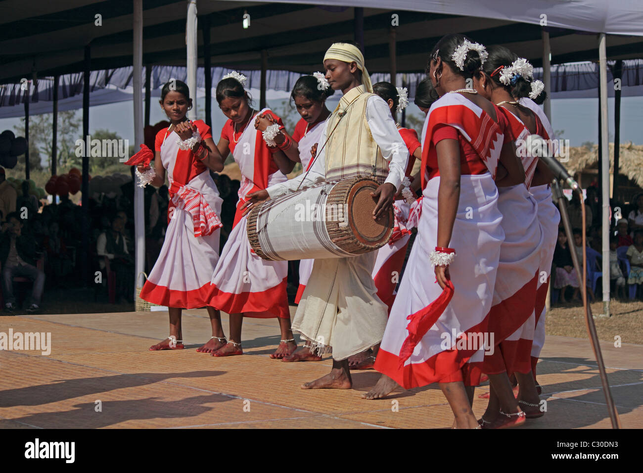 Tea tribes Performing Traditional Jumur Dance at Namdapha Eco Cultural