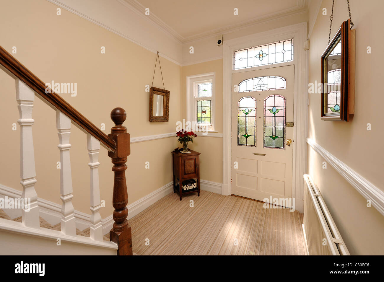 Period hallway interior Stock Photo