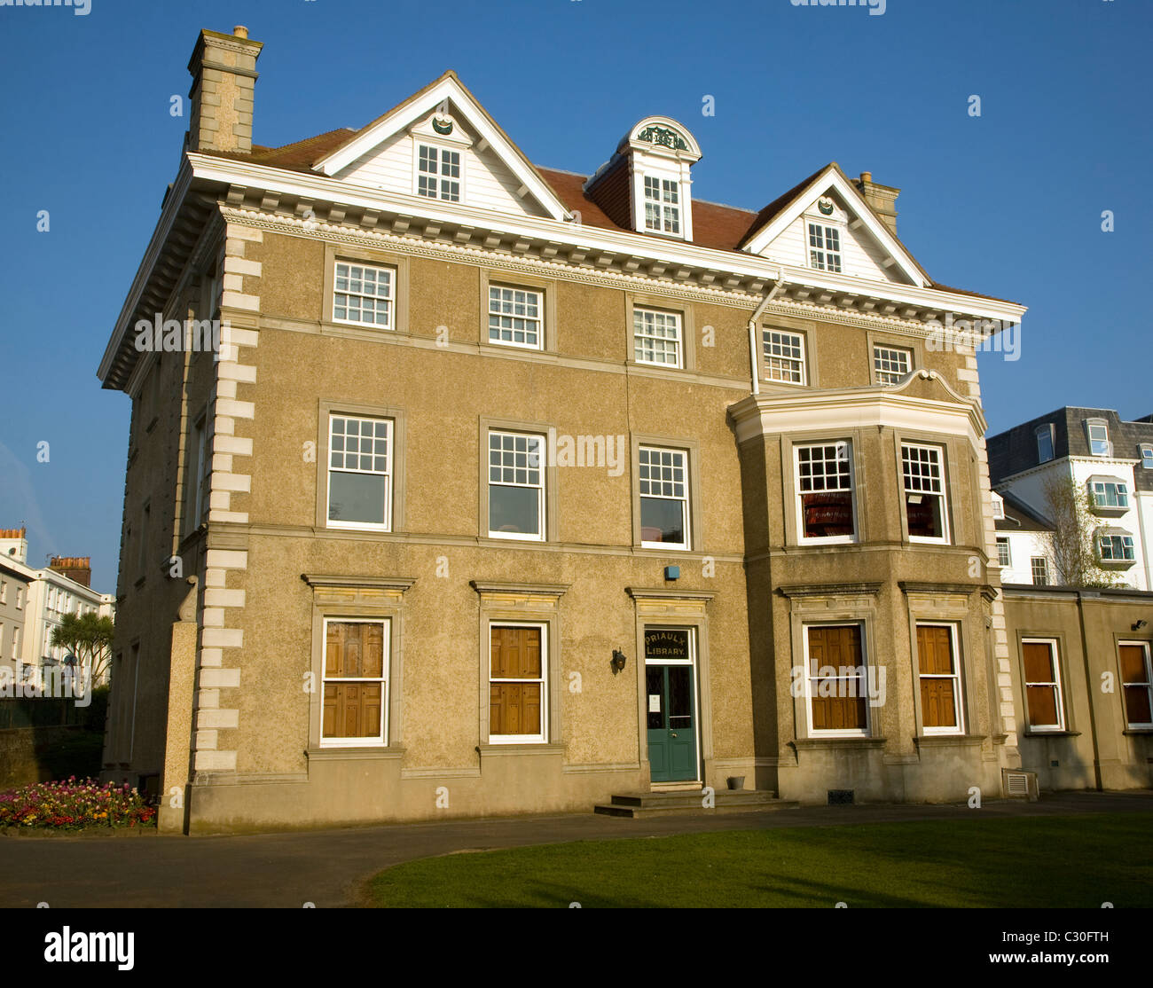 Priaulx library St Peter Port Guernsey Channel Islands Stock Photo - Alamy