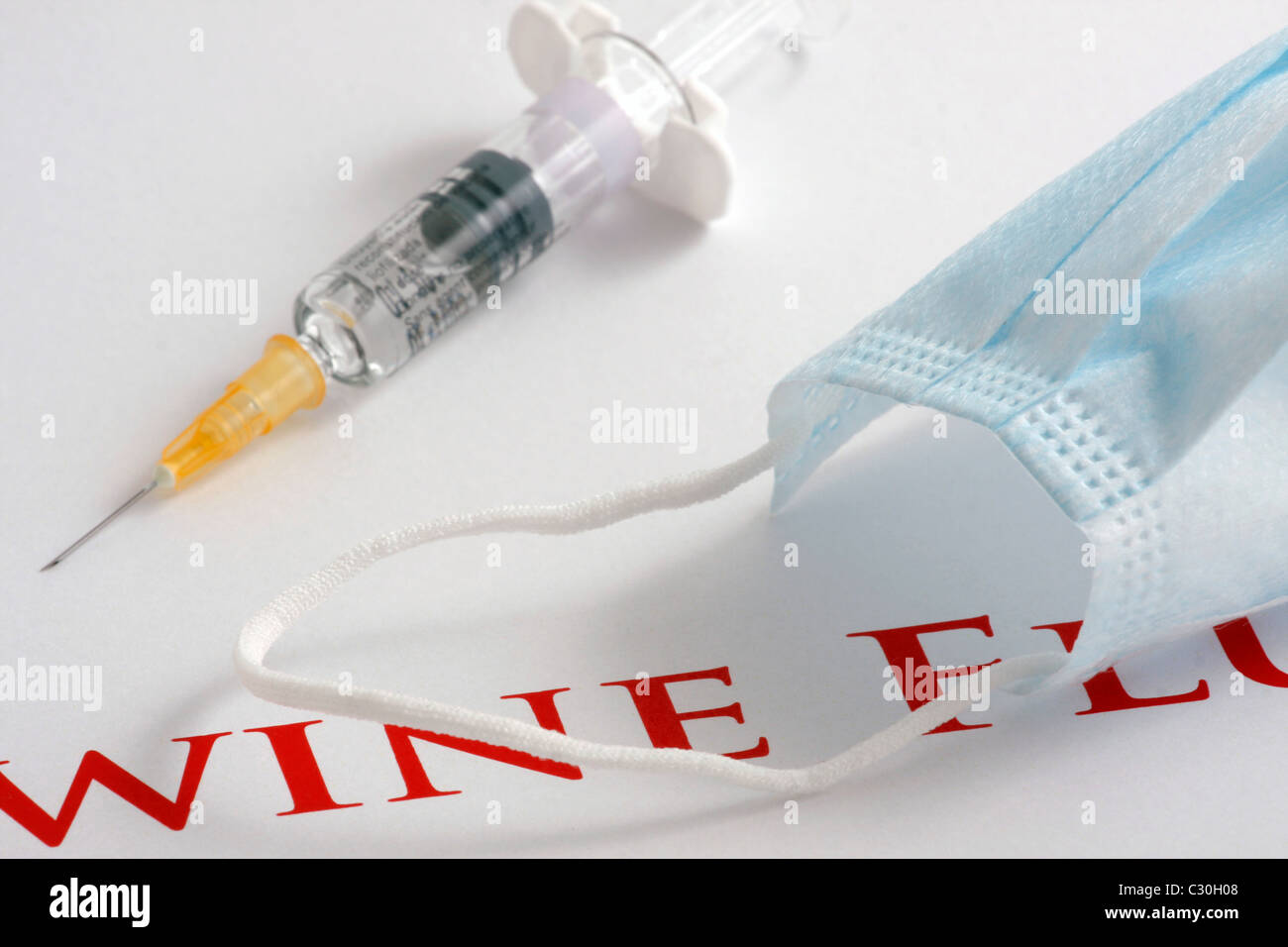 H1N1 Influenza Virus Stock Photo