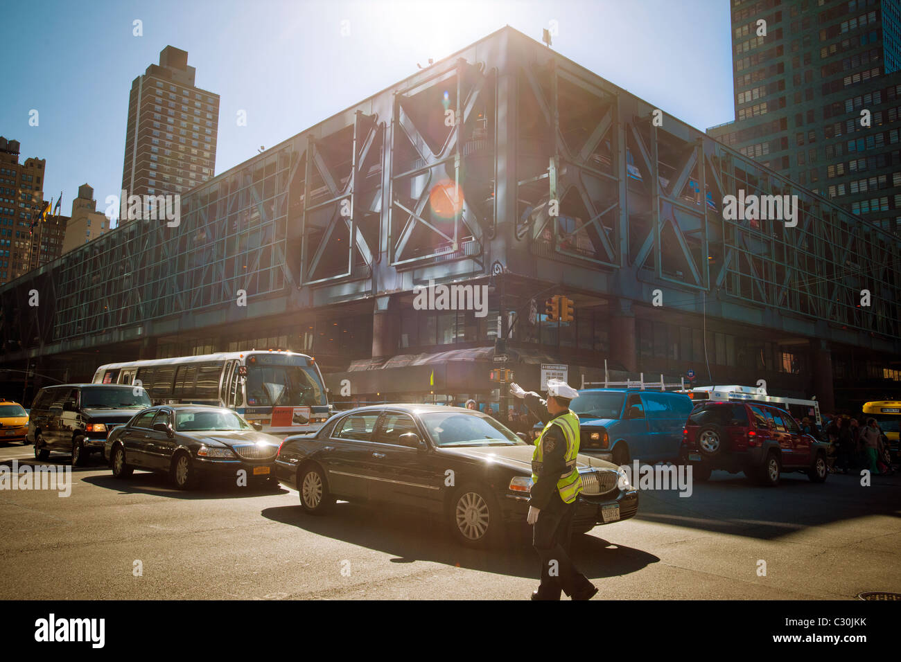 The Port Authority Bus Terminal at West 42nd Street and Eighth Ave. in