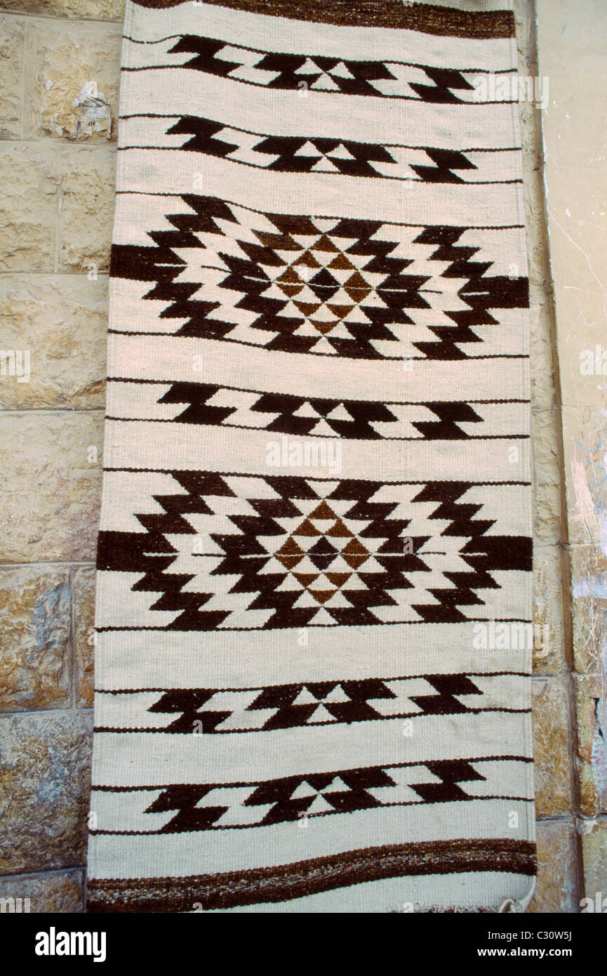 Madaba Jordan Handicrafts Carpets Stock Photo - Alamy
