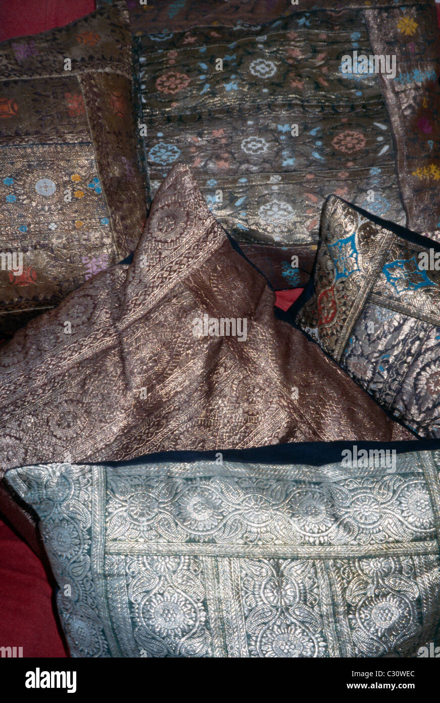 India Jaipur Textiles Stock Photo Alamy