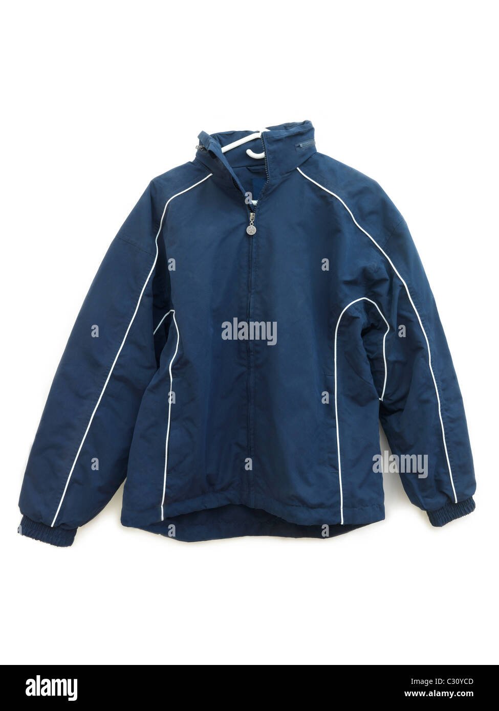 Boy's Navy Blue Sports Jacket Age 12 Stock Photo