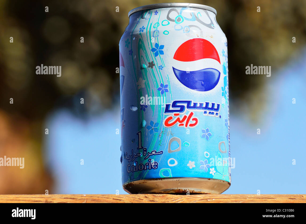 An Arabian Pepsi Cola can, Dahab, Egypt EG Stock Photo