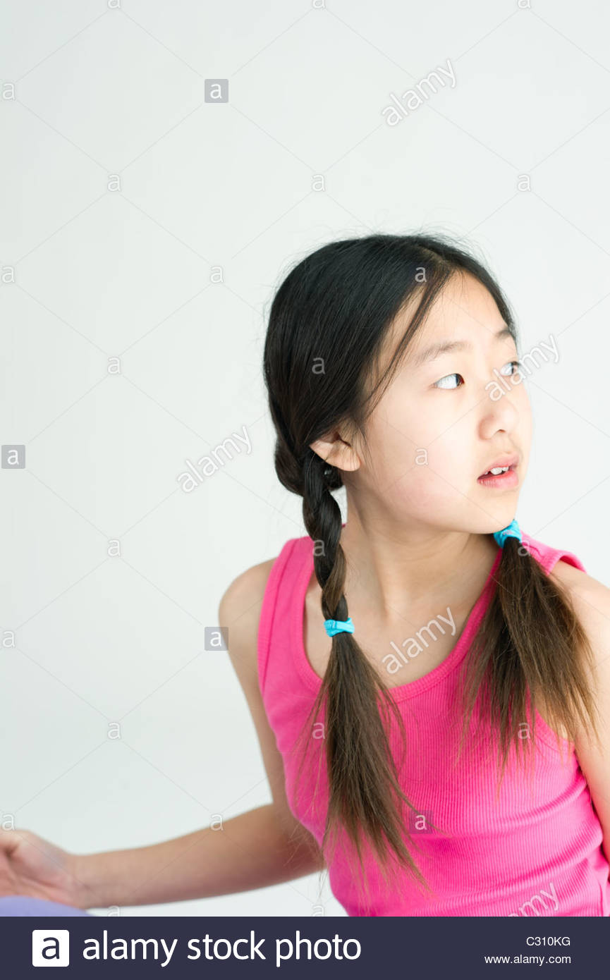 Asian tween girl