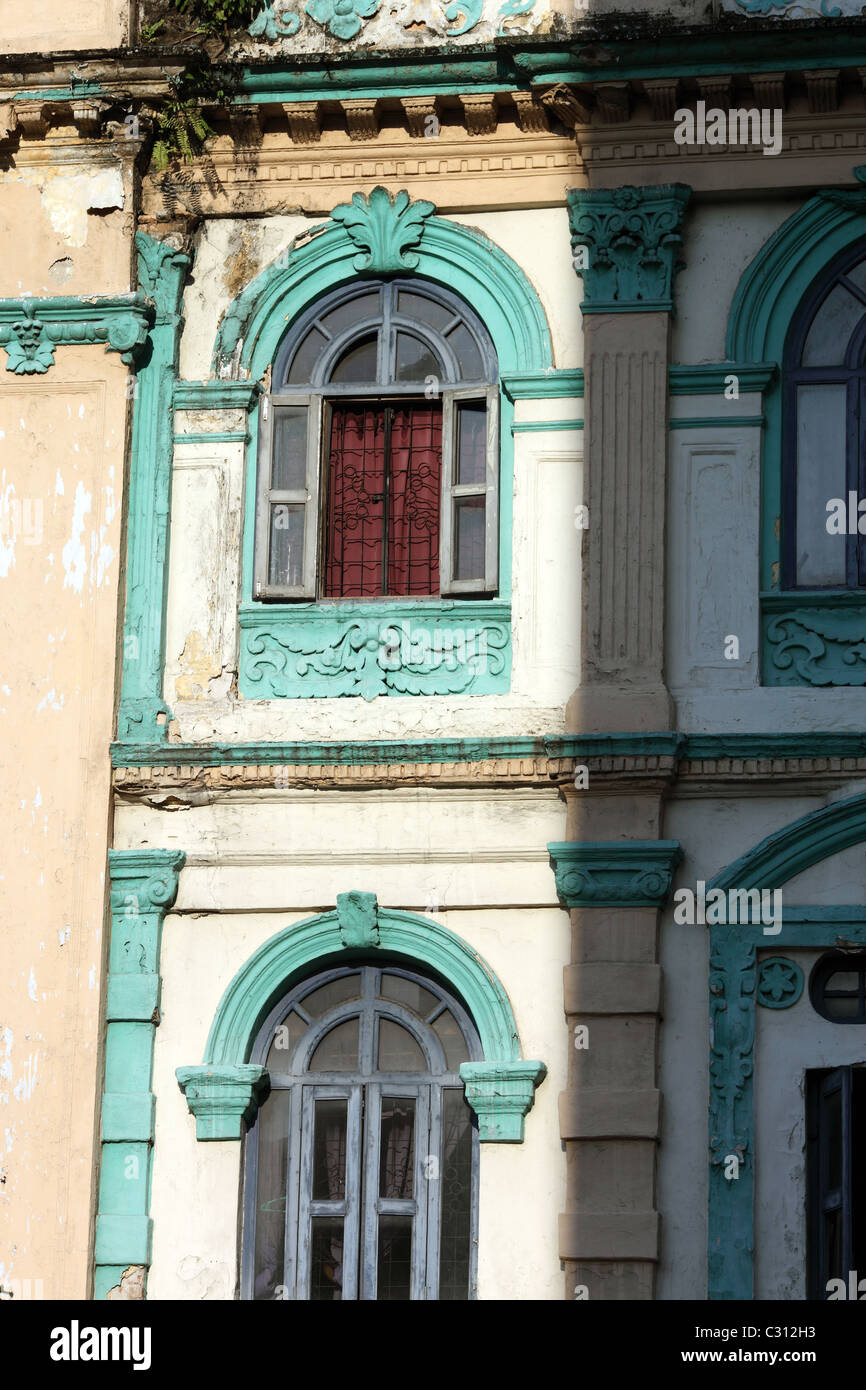 Colonial architecture near Chinatown. Stock Photo