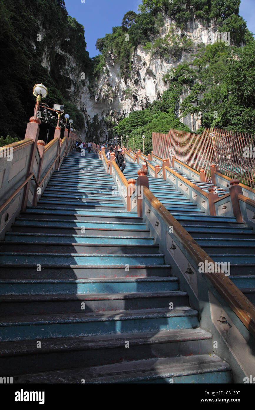 Steps to Batu Caves Stock Photo - Alamy