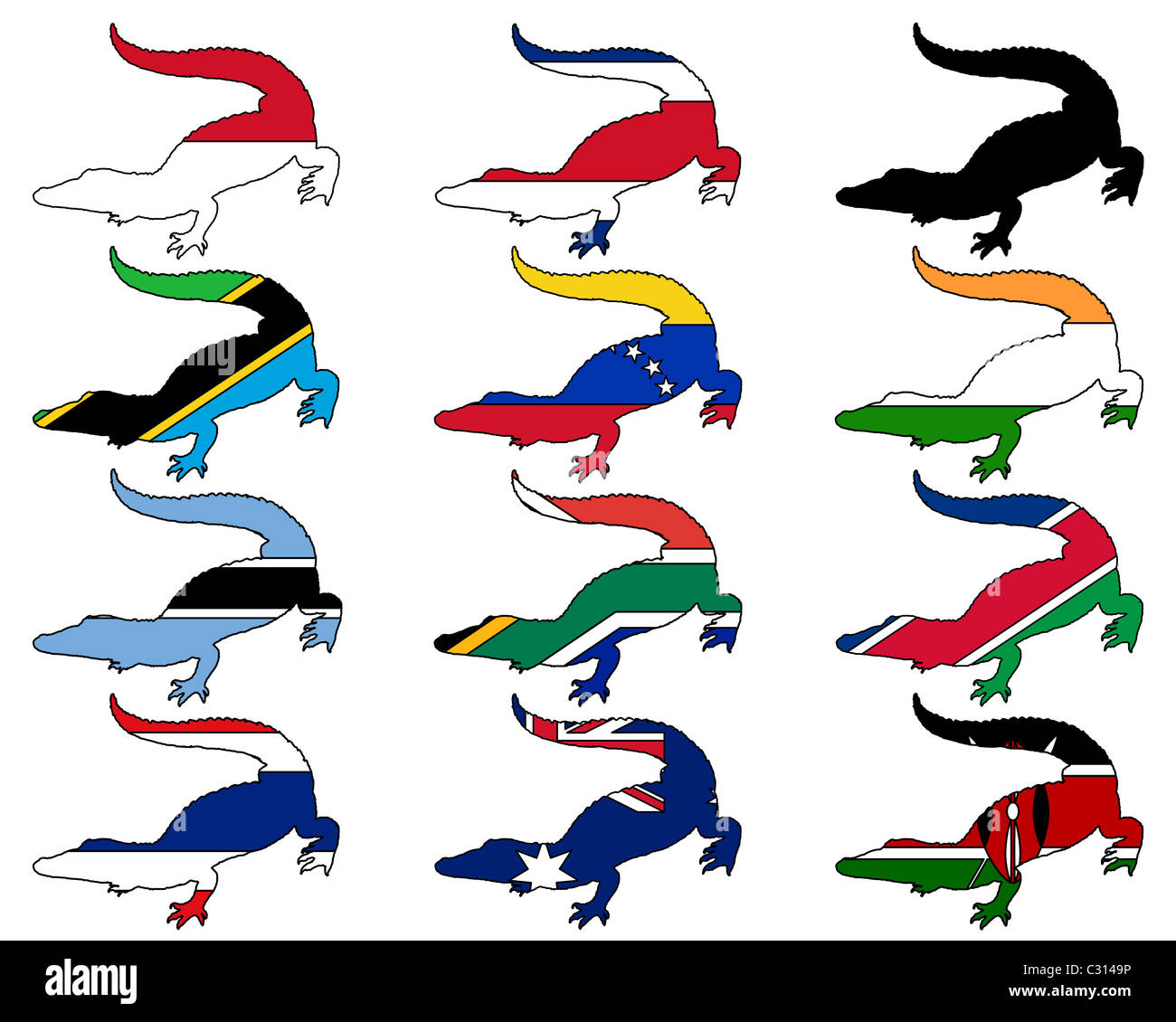 Costa rica indonesia flag hi-res stock photography and images - Alamy