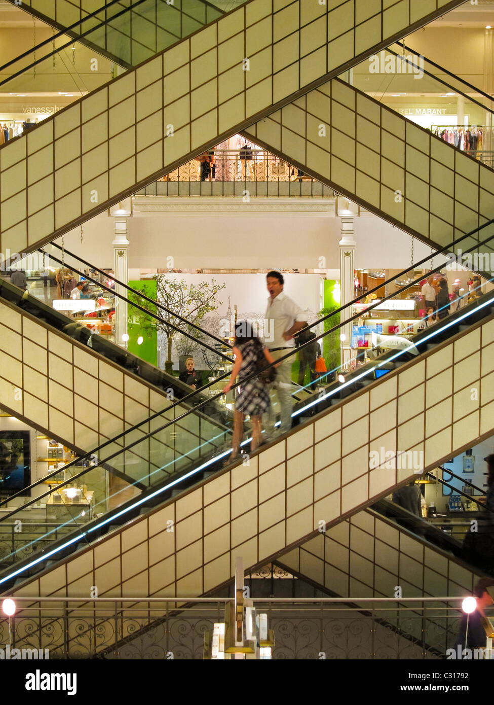 France, Paris, interior of the Bon Marché Rive Gauche store, luxury  shopping center Stock Photo - Alamy