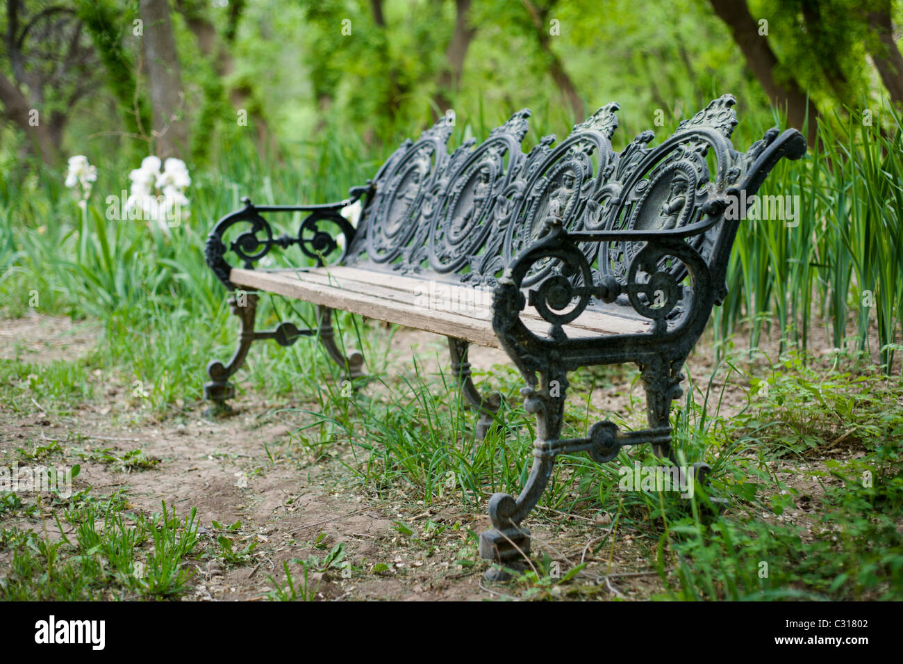 A Cool Resting Place In The Shade Found At The Spiritual Retreat