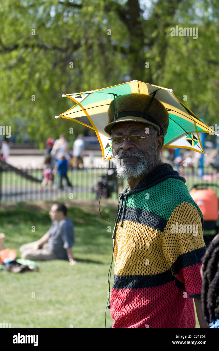 Jamaican man hat hi-res stock photography and images - Alamy