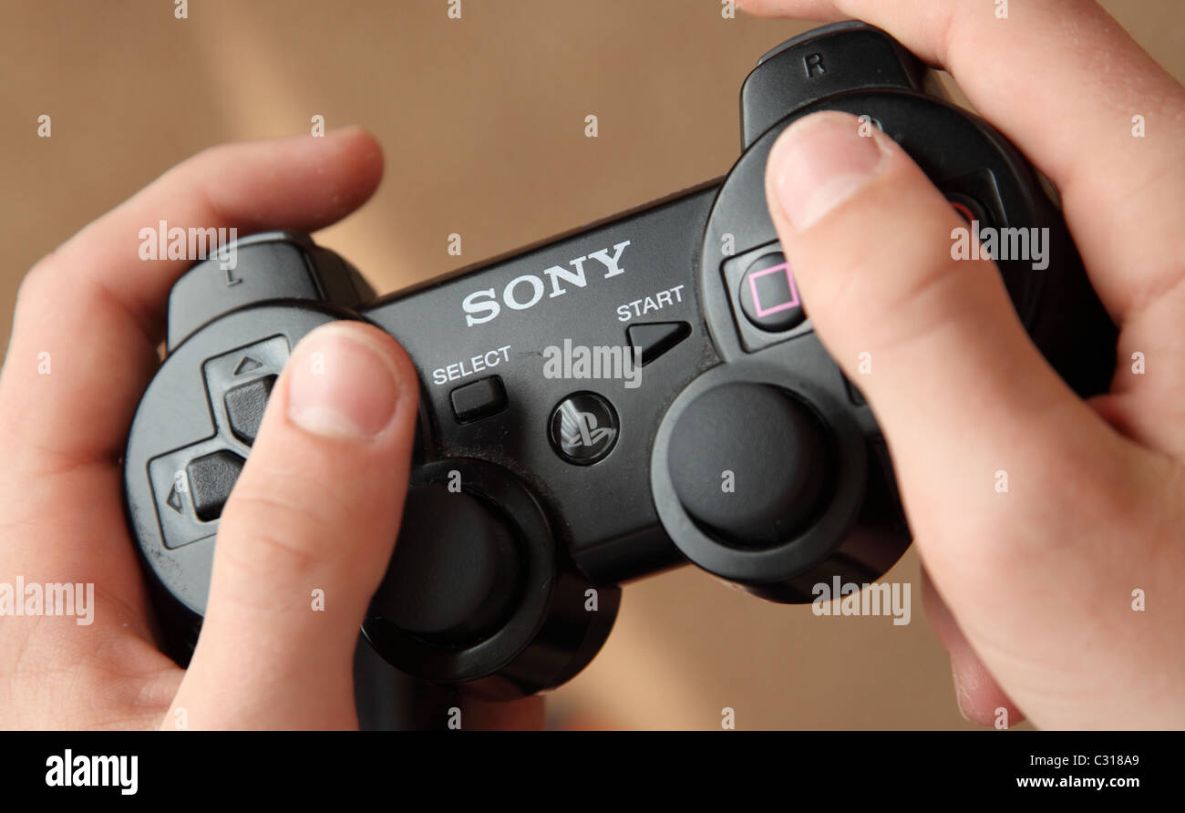 Sony Playstation PS3. Stock Photo