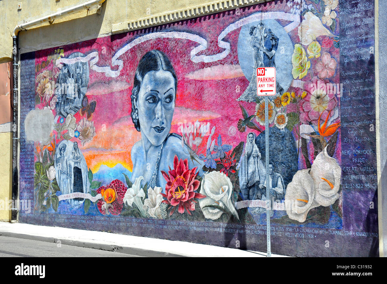 Graffiti wall in Hollywood, Los Angeles Stock Photo Alamy