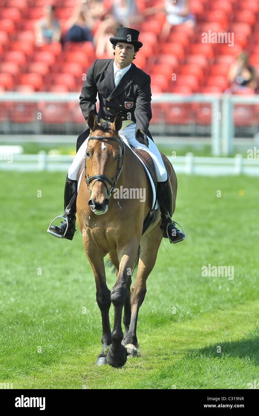 Duarte Seabra (POR) riding FERNHILL GLOSTER REBEL. Mitsubishi Badminton