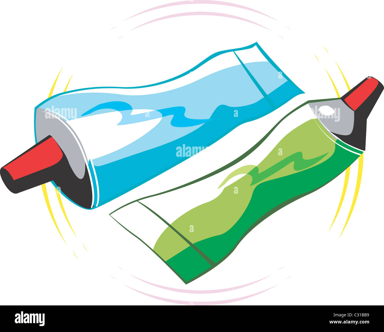 Tubes of watercolour hi-res stock photography and images - Alamy