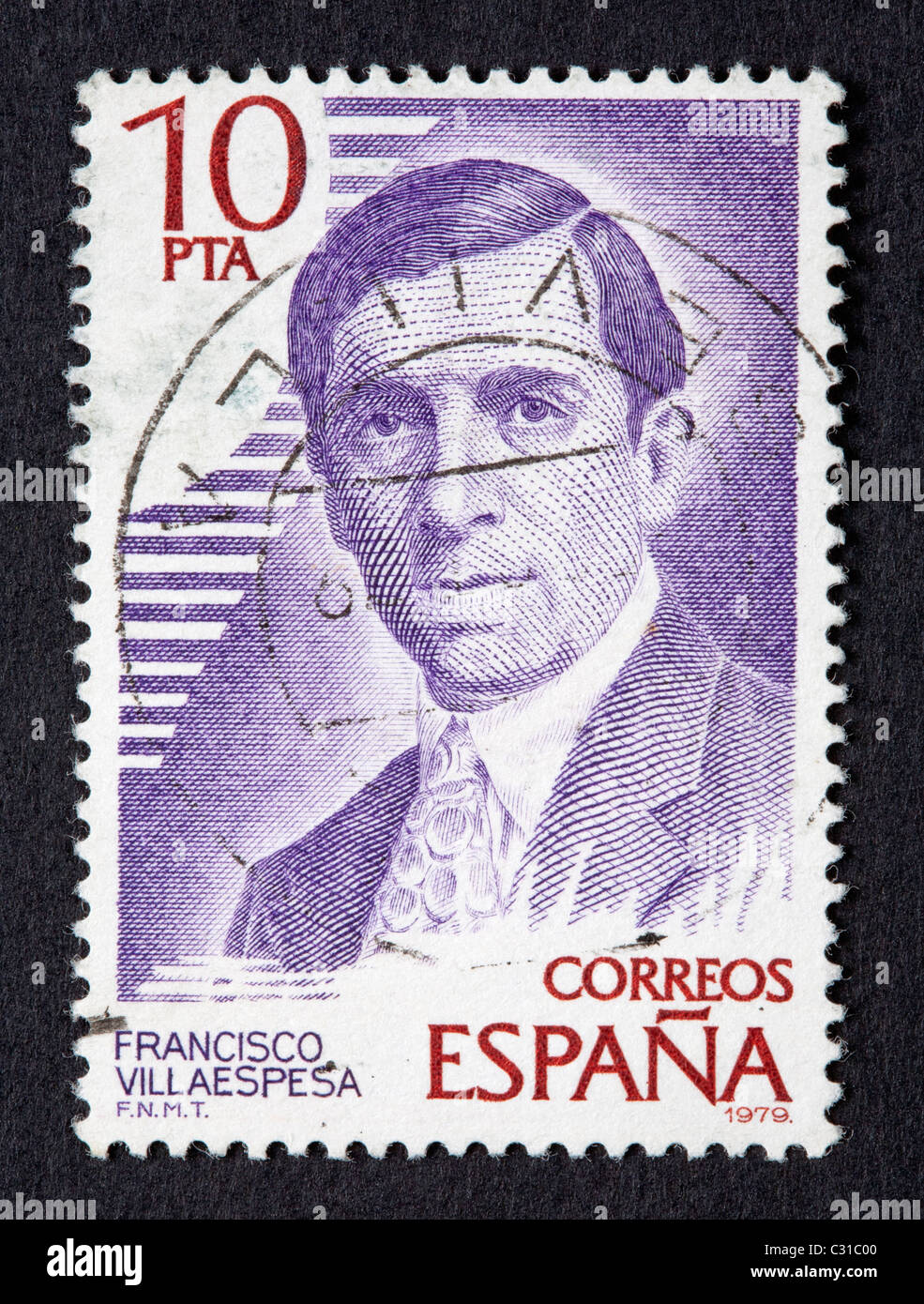 Spanish postage stamp Stock Photo Alamy